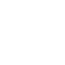 A simple white bell icon with a clapper on a black background, evoking the calm alertness essential for pet grooming.