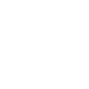 Two outlined hands facing each other vertically with a heart shape between them, indicating protection or care—symbolizing the nurturing environment of dog boarding. The image is in black and white with a minimalist design.