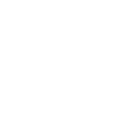 Line drawing of a dog's face, with simple features including two ears, eyes, and a nose, all outlined in white against a black background. This minimalist style highlights the elegance often appreciated in dog grooming circles.